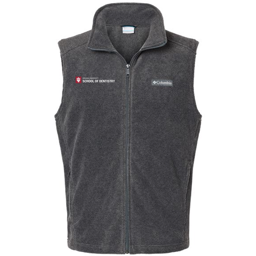 Columbia Mens Steens Mountain Fleece Vest -- Charcoal Heather