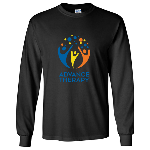 Gildan Ultra Cotton Longsleeve Basic T-Shirt -- Black