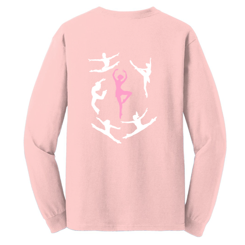 Gildan Heavy Cotton Longsleeve Basic T-Shirt -- Light Pink