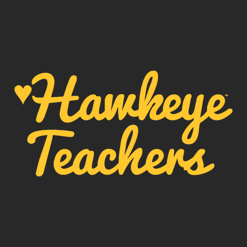 Hawkeye Teachers Next Level Apparel Women’s Heavyweight Boxy Tee -- Black