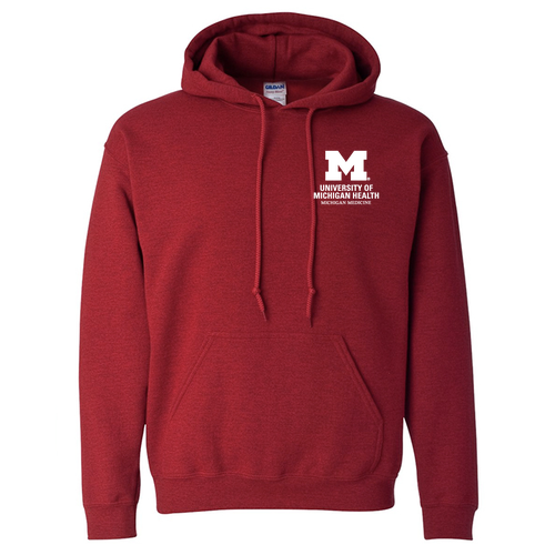 Hooded Sweatshirt -- Antique Cherry Red