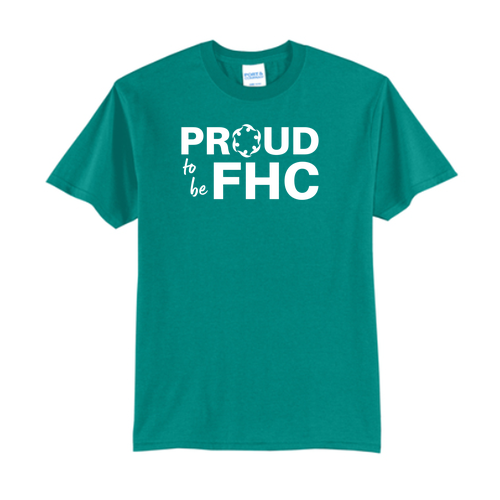 Port and Company 50/50 Blend Basic T-Shirt -- Jade Green