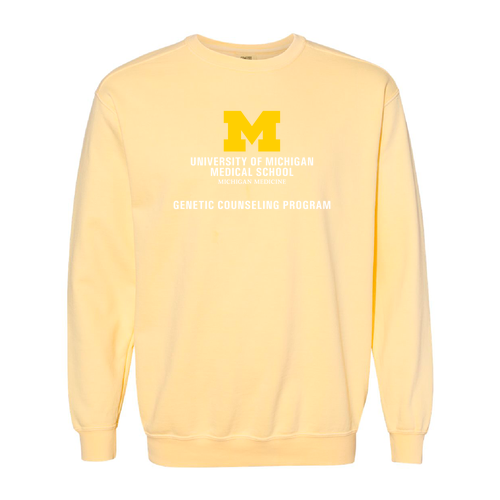 Garment-Dyed Crewneck Sweatshirt -- Butter