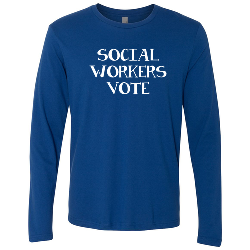 Next Level Apparel Premium Fitted Long Sleeve Crew -- Royal