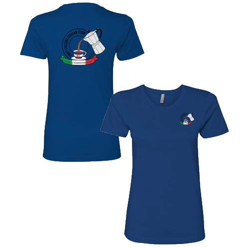 100% Cotton T-shirts -- Women’s styling -- Royal