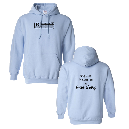 Gildan Heavy Blend Hooded Sweatshirt -- Light Blue