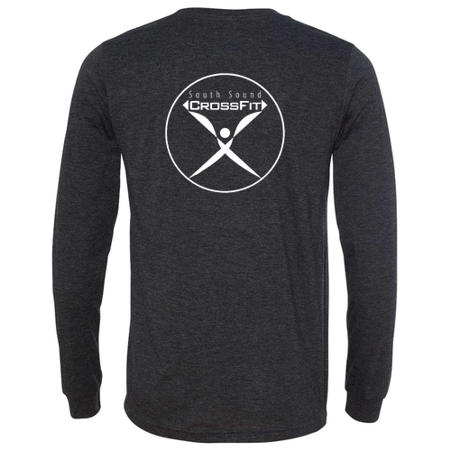Bella+Canvas Charcoal Black Triblend Long Sleeve Tee