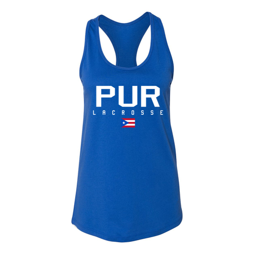 Women's Racerback Tank -- True Royal