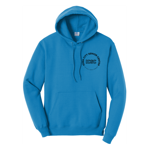 Port and Company Core Fleece Pullover Hooded Sweatshirt -- Sapphire