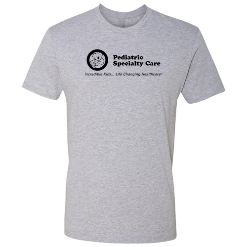 Next Level Apparel Unisex Cotton Tee -- Heather Grey