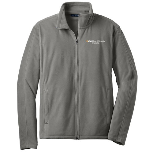 Port Authority Microfleece Jacket -- Pearl Grey