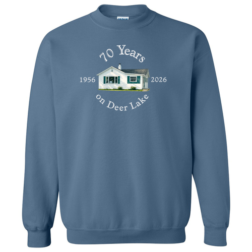 Gildan Heavy Blend Crew Neck Sweatshirt -- Indigo Blue