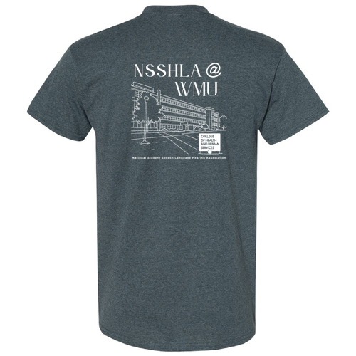 NSSLHA @ WMU Gildan Heavy Cotton T-Shirt -- Dark Heather