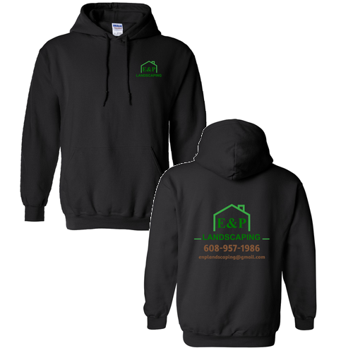 Gildan Heavy Blend Hooded Sweatshirt -- Black