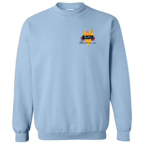 Gildan Heavy Blend Crew Neck Sweatshirt -- Light Blue