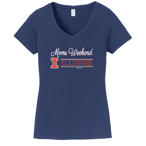 Women's Fan Favorite V-Neck Tee -- Team Navy