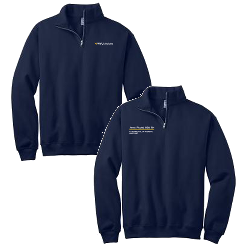 Jerzees 1/4 Zip Cadet Sweatshirt -- J Navy