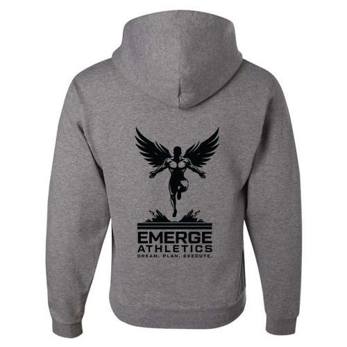 Jerzees 8 oz 50/50 Nublend Adult Hooded Sweatshirt -- Oxford