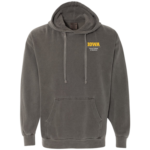 Comfort Colors Garment Dyed Hooded Pullover Sweatshirt -- Pepper