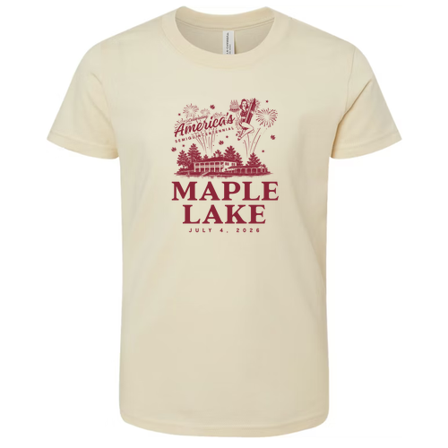 Bella Canvas Youth Short-Sleeve T-Shirt -- Natural