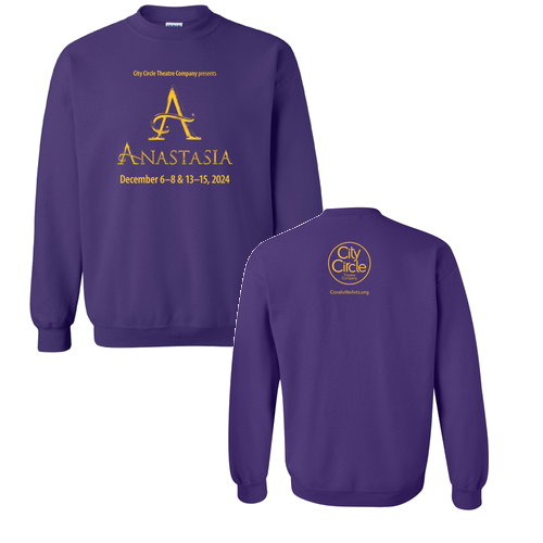 Gildan Heavy Blend Crew Neck Sweatshirt -- Purple