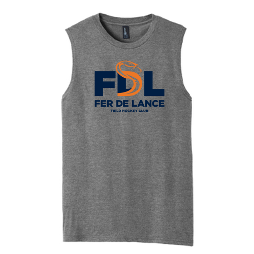 Mens/Unisex District Soft V.I.T. Muscle Tank -- Grey Frost, U14