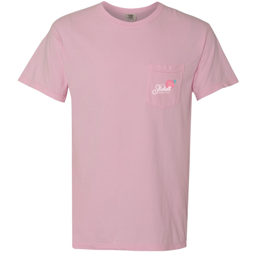 Comfort Colors Short Sleeve Pocket Tee -- Blossom