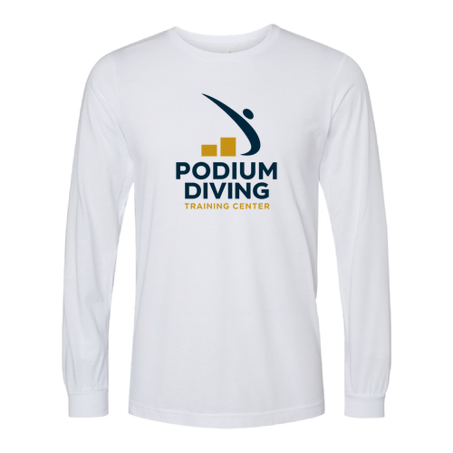 Bella+Canvas Unisex Triblend Long Sleeve Tee -- Solid White Triblend