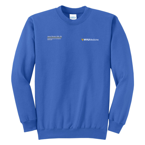 Port and Company Classic Crewneck Sweatshirt -- Royal