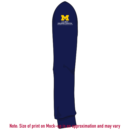 District Made Mens Perfect Tri Long Sleeve Crew Tee -- New Navy