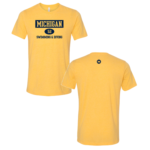 Team 52 Unisex Bella Canvas Triblend Short Sleeve T-Shirt -- Yellow Gold Triblend