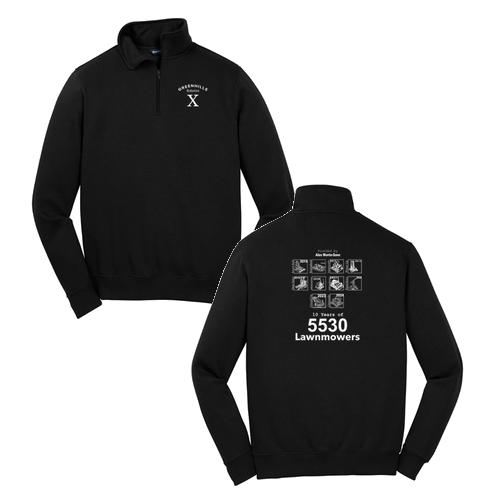 Sport Tek Soft Quarter Zip Sweatshirt -- Black
