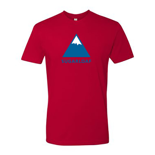 Sugarloaf Logo 1 Blue Ink -- Short Sleeve Red