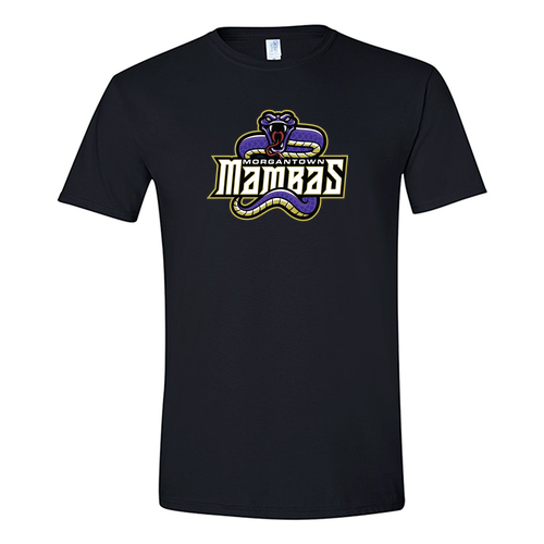 Morgantown Mambas Gildan SoftStyle Fitted T-Shirt -- Black