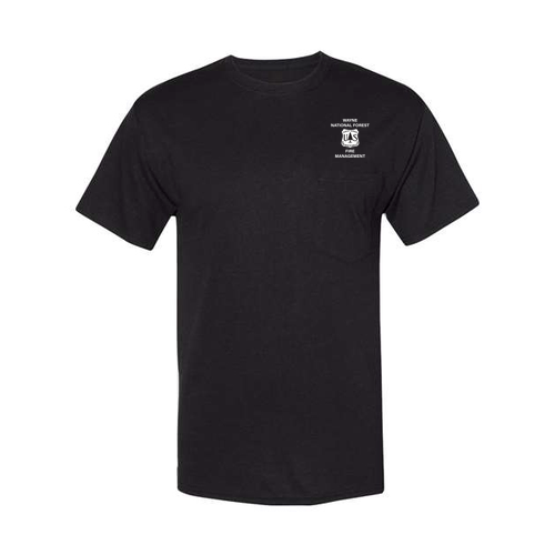 Hanes Adult Workwear Pocket T-Shirt --- Black