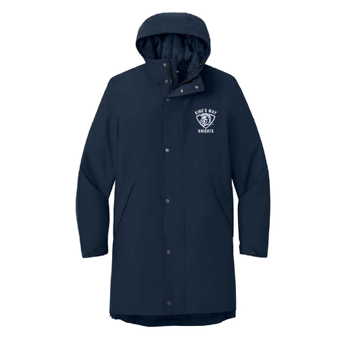 Sport-Tek Waterproof Insulated Sideline Parka -- True Navy