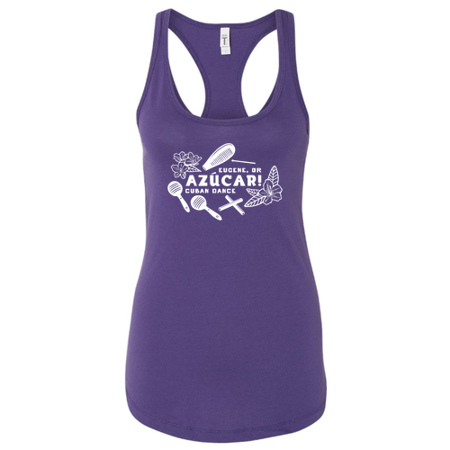 Next Level Ladies Ideal Racerback Tank -- Purple Rush