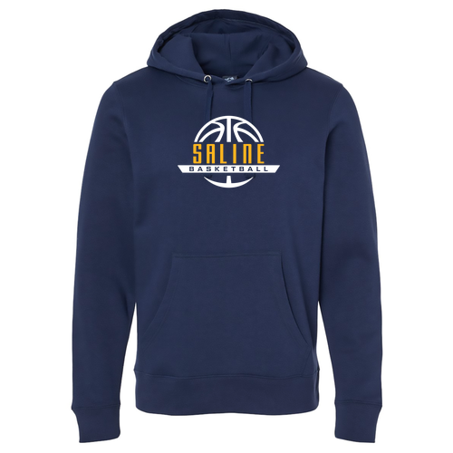 J America Unisex BTB Fleece Hooded Sweatshirt -- True Navy