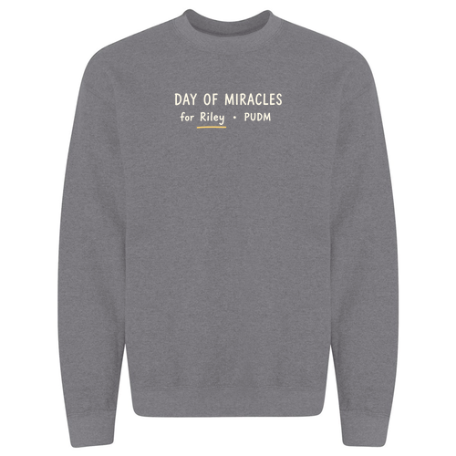 Gildan Heavy Blend Crew Neck Sweatshirt -- Graphite Heather