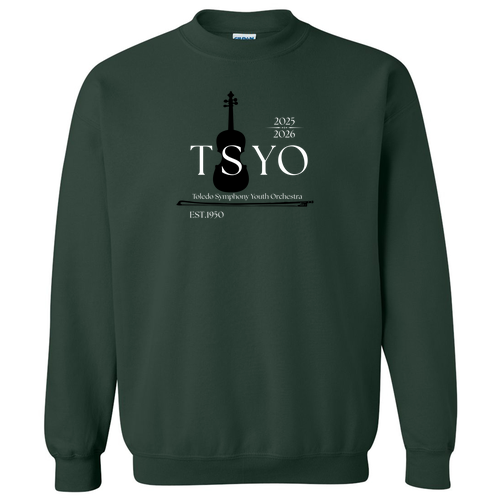 TSYO Heavy Blend Crew Neck Sweatshirt -- Forest Green
