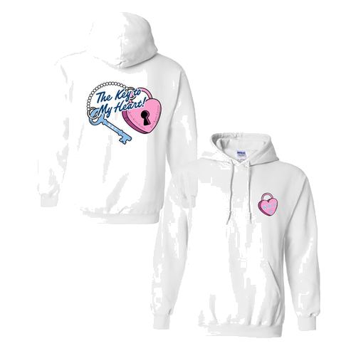 Gildan Heavy Blend Hooded Sweatshirt -- White