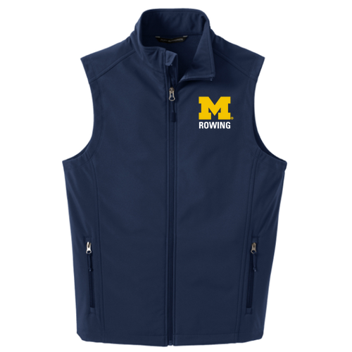 Port Authority Core Soft Shell Vest -- Dress Blue Navy EMBROIDERY