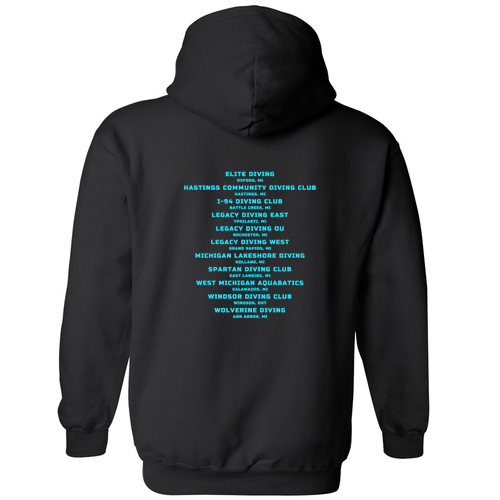 Gildan Heavy Blend Hooded Sweatshirt -- Black