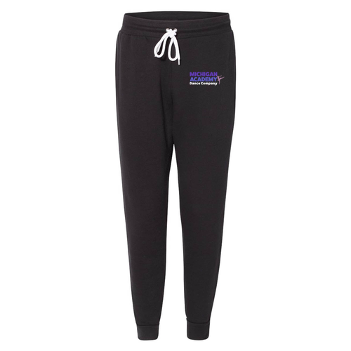 Mens/Unisex Bella Canvas Unisex Sponge Fleece Jogger Sweatpants -- Black