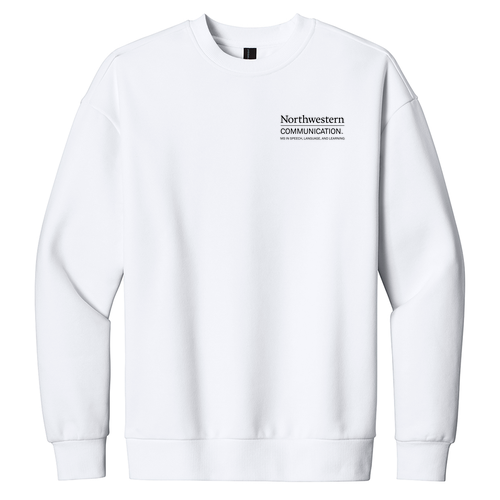 District V.I.T. Heavyweight Fleece Crew -- White