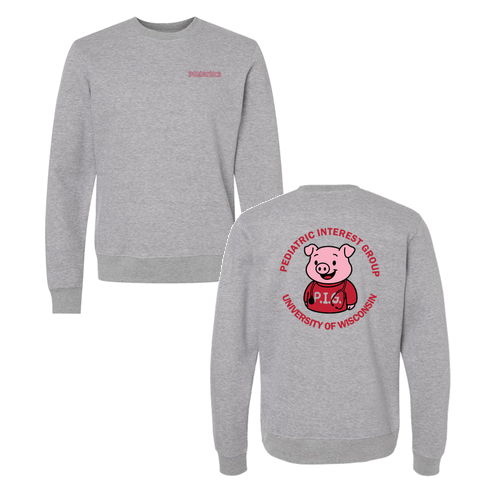 J. America BTB Fleece Crew -- Oxford