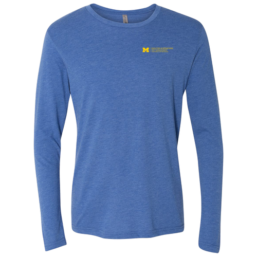 Next Level Soft/Fitted Triblend Long Sleeve Tee -- Vintage Royal, $21