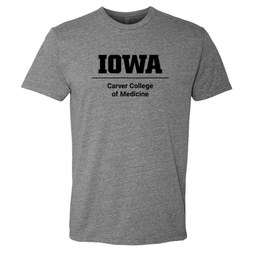 Printed CCOM Logo Next Level Mens CVC Crew -- Dark Heather Grey