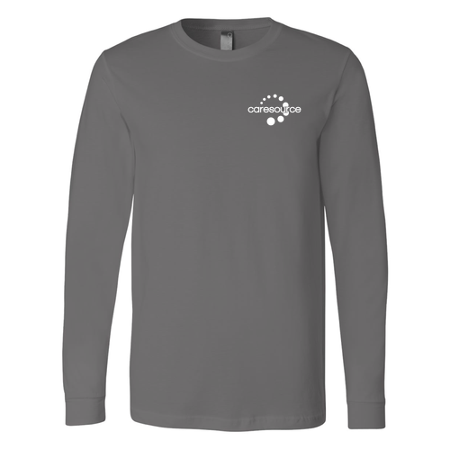 Unisex Bella Canvas Unisex Jersey Longsleeve Tee -- Asphalt