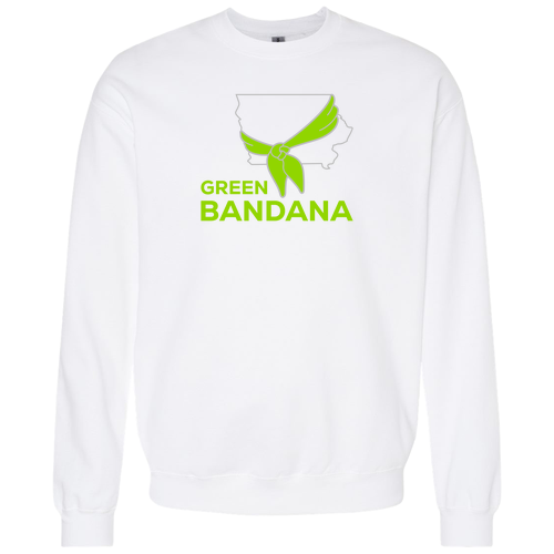 Gildan Adult Softstyle Fleece Crew Sweatshirt -- White